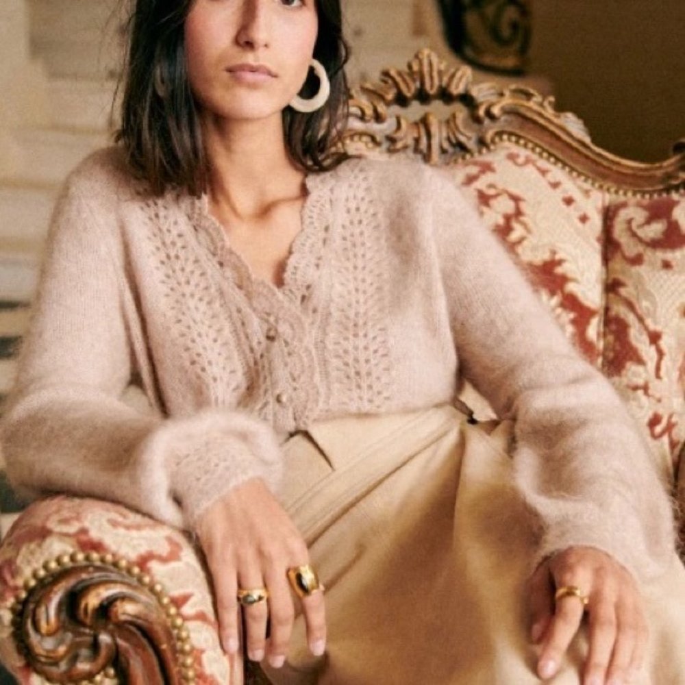 NWT Sezane Angelie Cardigan XXS